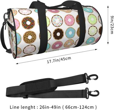 Спортивна сумка для подорожей, з квітковим принтом, дорожня сумка на ніч, чорна, універсальний розмір