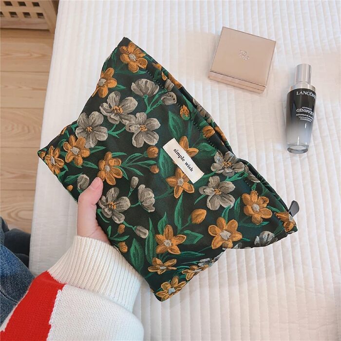 Дорожня косметичка жіноча невелика туалетна сумка макіяж органайзер, портативна сумка для прання макіяж органайзер для сумочки, ба