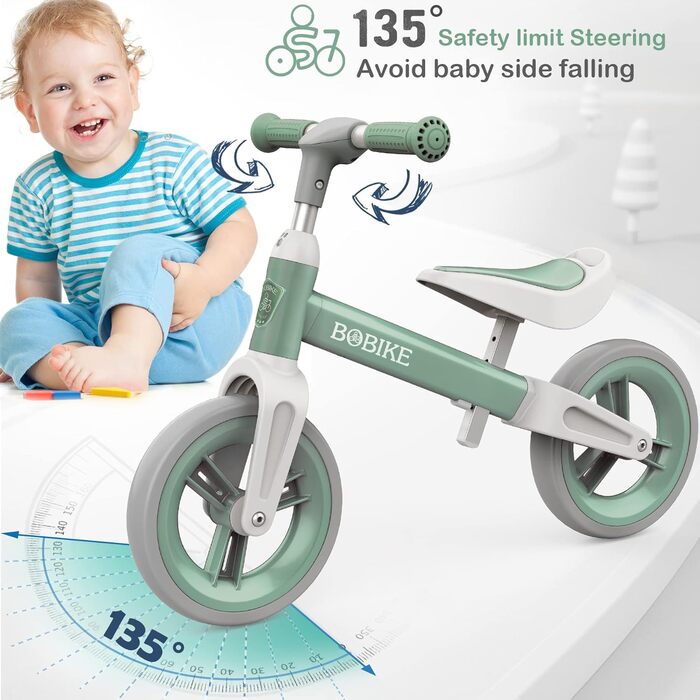 Велосипед-балансир MHCYLION від 1,5-4 років до 25 кг, регульовані по висоті кермо і сідло, фіксатор керма, ультралегкий дитячий ве