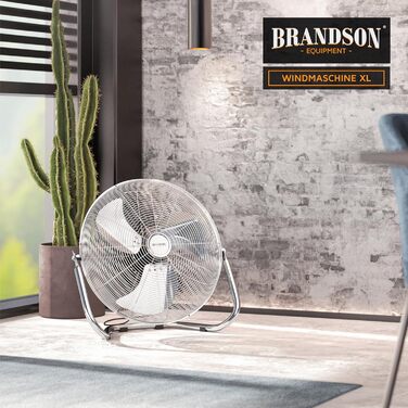 Брандсон - вітрогенератор в ретро стилі 200 Вт - лауреат премії 2024 року - вентилятор на п'єдесталі 57 см - підлоговий вентилятор