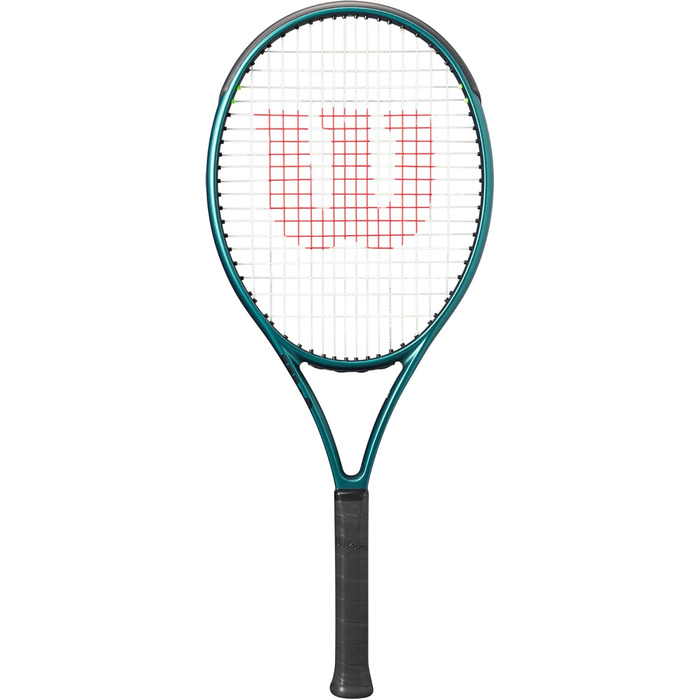 Тенісна ракетка Wilson Blade 26 V9, зелена, зі струнами, 255 г, L, 26 дюймів