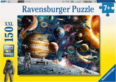 Дитячий пазл Ravensburger - 10016 In Space - Космічний пазл для дітей від 7 років, 150 елементів у форматі XXL
