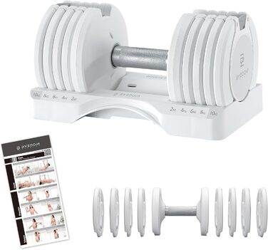 Регульована гантеля BYZOOM FITNESS 10 кг – 5-в-1