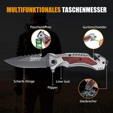 Складаний ніж кишеньковий ніж одноручний ніж виживання рятувальний ніж зі склорізом ремінь різак відкривачка кишенькова кліпса мис