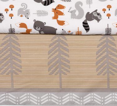 Комплект постільної білизни для дитячого ліжечка Bedtime Originals, жолудь, 3 шт.