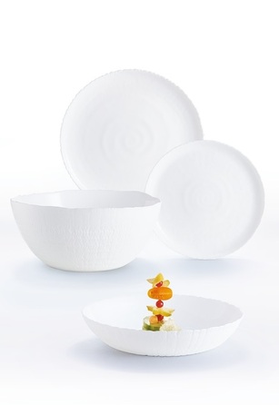 Сервіз Luminarc Ammonite White, 19 предметів (6581640)