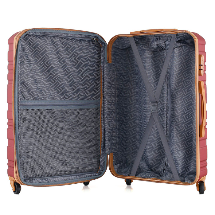 Валіза Semi Line 24' (M) Cherry (T5716-2)