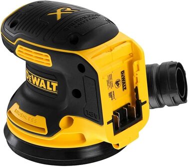 Вольтова акумуляторна орбітальна шліфувальна машина Dewalt DCW210NT (шліфувальний папір 125 мм, безщітковий двигун, регулювання шв
