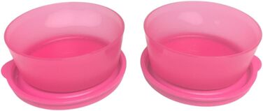 Маленькі контейнери Tupperware Smidgets, міні, 90 мл, з кришками, 2 шт., гномики Smidgets (рожеві, 2 шт. в упаковці, 90 мл)