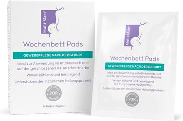 Післяпологовий догляд за інтимними ділянками та шрамами від кесаревого розтину інтимний догляд для жінок Вологі гелеві прокладки для охолодження та полегшення, без ароматизаторів і гормонів упаковка з 14 шт.