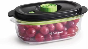 Вакуумні контейнери FoodSaver для консервування та маринування для вакуумних пакувальників 700 мл 1,2 л та 1,8 л Герметичні контейнери для харчових продуктів без бісфенолу А Герметичні Можна мити в посудомийній машині Упаковка з 3 шт. (700 мл, 1,2 л та 1,