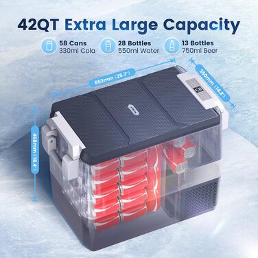 Л компресорна холодильна камера 12/24 В, 100-240 В електрична морозильна камера невелика морозильна камера економія місця -20 20 ,