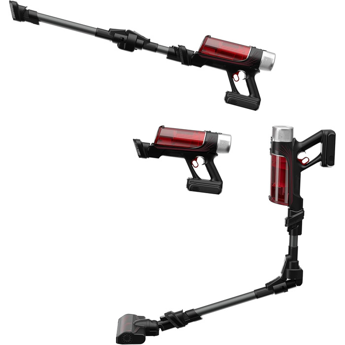 Багатофункціональний Rowenta X-Force Flex 9.60 RH2078wo, червоний/чорний