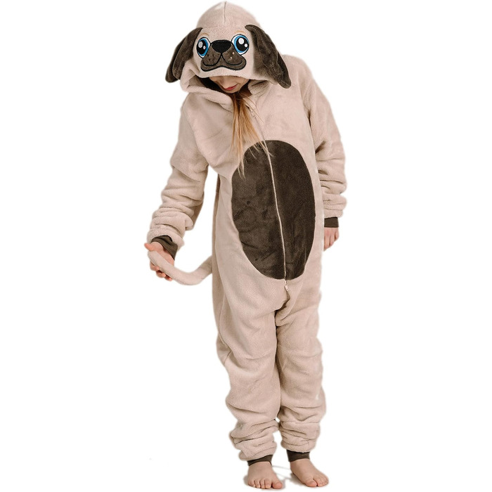 Кігурумі Мопс Wunsy, суперм'який фліс, 6–7 років