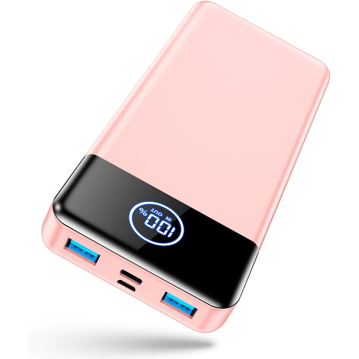 Портативний зарядний пристрій, 33800mAh Power Bank, 22.5W акумуляторна батарея швидкої зарядки з виходом USB C/USB A, цифровим дис