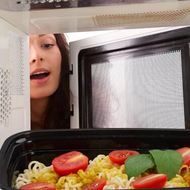 Набір контейнерів для приготування їжі, 10 шт., 1 секція, 1000 мл, придатні для мікрохвильової печі, герметичні, чорного кольору