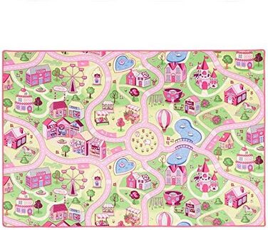 Дитячий ігровий килимок Snapstyle для дівчаток Rosa Village в 24 розмірах 80х160 см