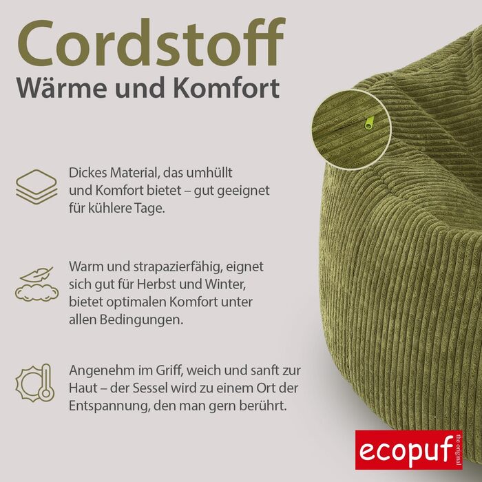 Крісло-мішок для вітальні - Оксамитовий пуф - М&39який пуф-мішок з кишенею та ручкою, м&39який - Крісло для відпочинку - В&39язаний табурет - Предмети дому - Віначча 29 розміру темно-коричневий 29 розміру