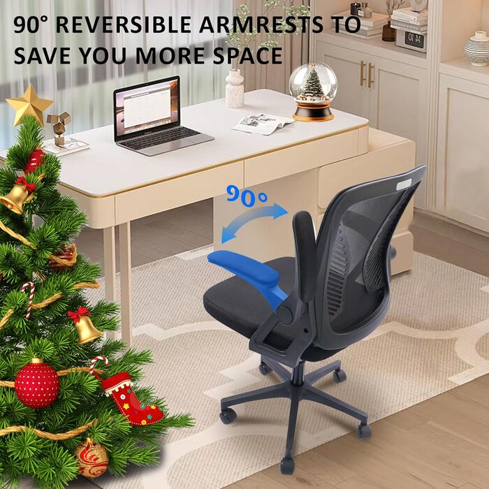 Ергономічне офісне крісло з сітчастою оббивкою