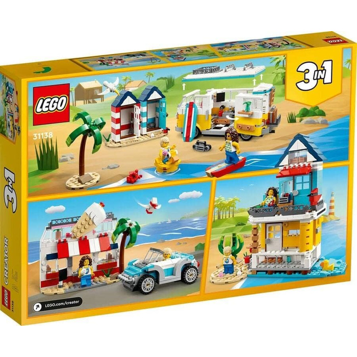 Конструктор LEGO Creator 31138 Beach Camper Van для дітей віком від 4 років