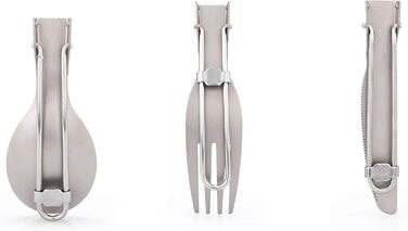 Набір складних столових приборів Keith Titanium Ti5300 з 3 предметів 18-та річниця Keith Ексклюзивна ціна