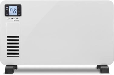 Електричний радіатор TROTEC TCH 2310 E - Теплова потужність 1000 Вт / 1300 Вт / 2300 Вт - Мобільний конвектор, білий 2 300 Вт Біли