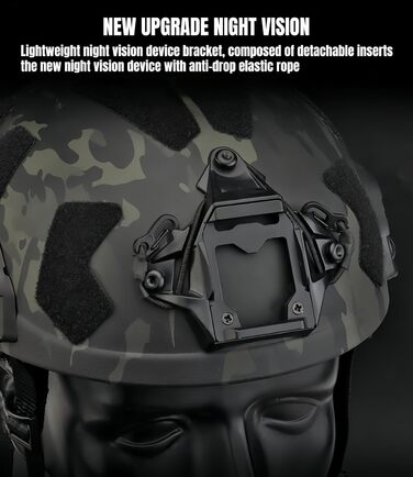 Тактичний стрілецький шолом SF SUPER High Cut Tactical Fast Helmet сірого кольору