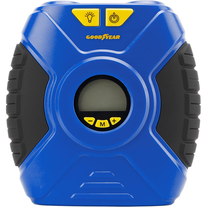 ЦИФРОВИЙ ПОРТАТИВНИЙ КОМПРЕСОР GOODYEAR 35PSI 12V ПІДКЛЮЧЕННЯ 90 PSI / 6.2 БАР