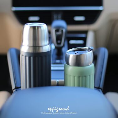 Термос EppiGrand з нержавіючої сталі, 750 мл, герметичний, з подвійною стінкою (750 мл, колір Dusty Violet) 750 мл