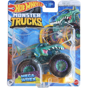 Машинки Hot Wheels Monster Trucks Mega Wrex, 2023, з'єднай і розбий машину
