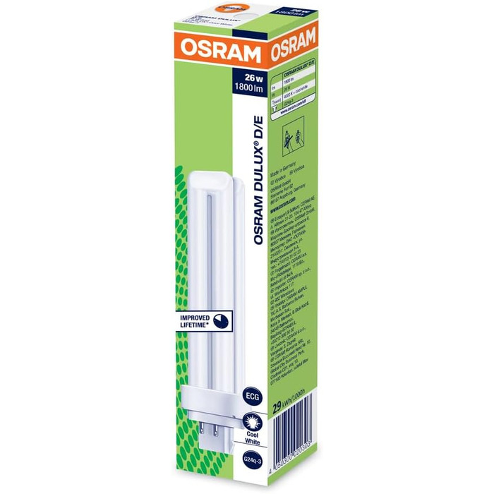 Упаковка), 26 Watt 840 4P G24q-3 , (1