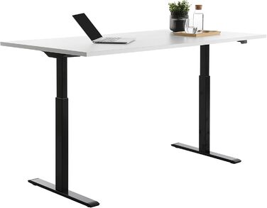 Письмовий стіл TOPSTAR E-Table 180x80, чорний/білий