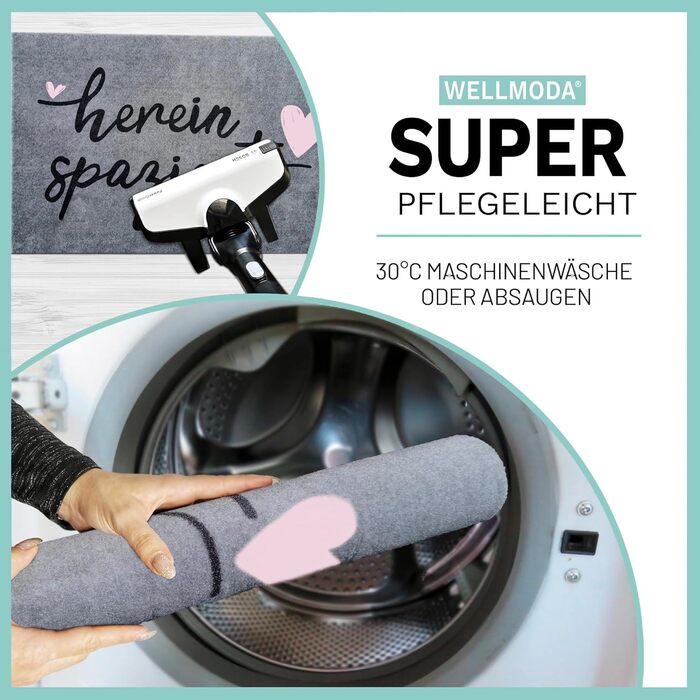 Килимок для дверей Ласкаво просимо Можна прати в пральній машині та нековзний Килимок для дверей для приміщень та вулиці Килимок для дверей та прикраса для дверей, 40x60 см та сірий 40 x 60 см (прямокутний) Ласкаво просимо