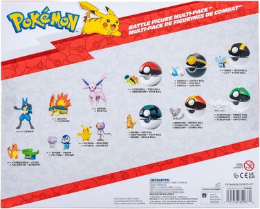 Набір офіційних фігурок Pokmon PKW4568 Battle Figure Multipack (8 шт.)