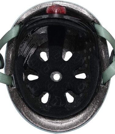 Дитячий шолом Scoot and Ride з регульованими ременями, матове покриття, розмір XXS, зі світлодіодним захисним ліхтарем і м'якою фл