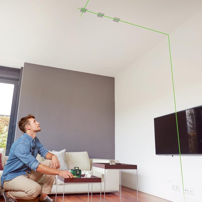 Хрестовий лазерний рівень Bosch AdvancedLevel 360 (зелений)