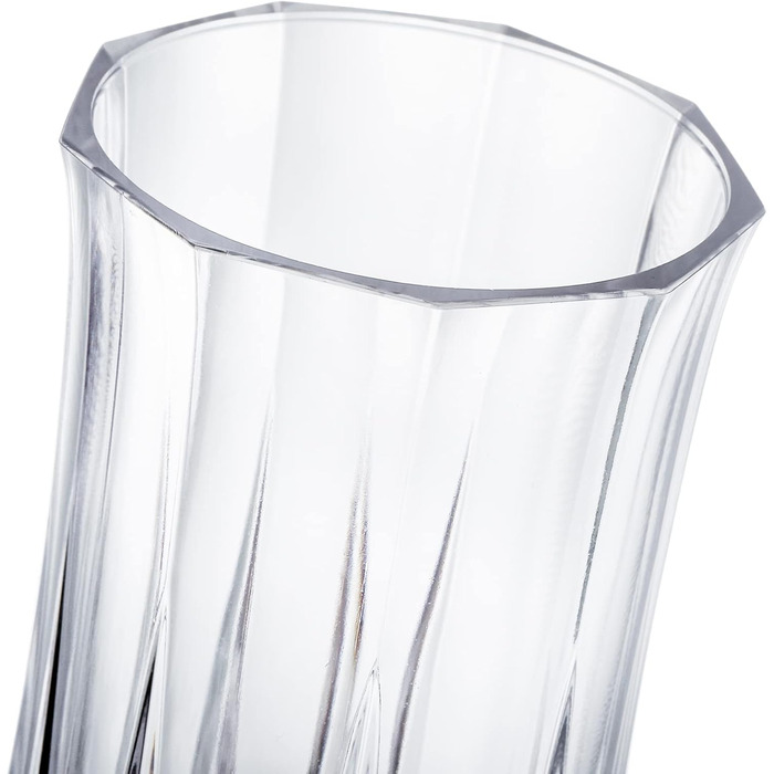 Пластикових склянок хайбол, 10 унцій / 280 мл небитка акрилова чашка для пиття прозора старомодна тумблер для води, для коктейлів