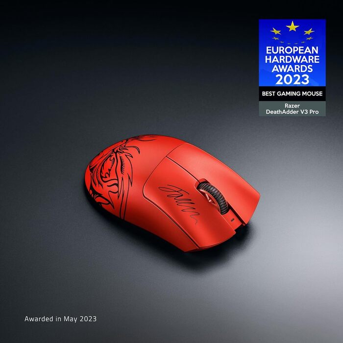 Легка бездротова ергономічна кіберспортивна миша (63 г, оптичний сенсор Focus Pro 30K, перемикач миші Gen-3, бездротовий зв'язок H