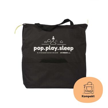 Миттєве дитяче ліжечко для подорожей - 2 секунди збирання - Надзвичайно легке та компактне - 2 рівні для немовлят та малюків - Вис