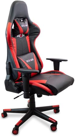 Ігрове крісло Lacestone Patiomage, обертове крісло, ігрове крісло, комп&39ютерне ігрове крісло, ігрове крісло (червоне)