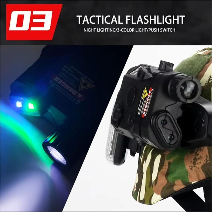 Тактичний шолом для дітей, пейнтбольний бойовий шолом з ліхтариком та чохол для ігор на свіжому повітрі, страйкбол LJ