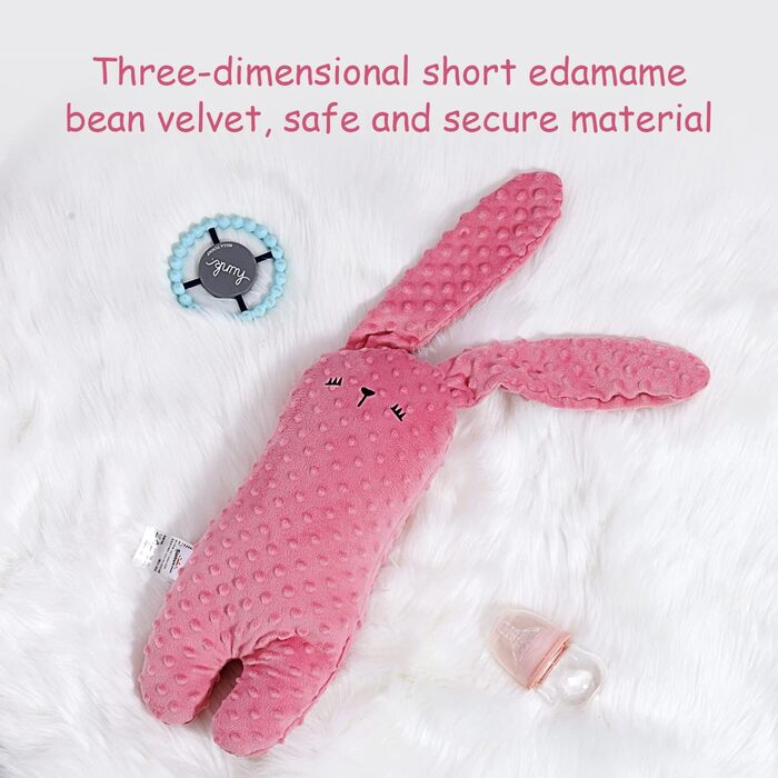 Дитяча подушка Sunveno, плюшевий кролик, декоративна подушка для дитячої кімнати, плюшева подушка, комфортна подушка для немовлят,