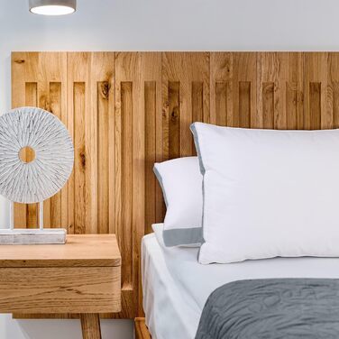 Подушки для сну на боці Utopia Bedding (2 шт.), високоякісні подушки для ліжка, для сну на боці, сіра ластовица, розмір &quotqueen-size&quot, 45,7 x 66 см (UB760-2) сіра &quotqueen-size&quot (2 шт.)