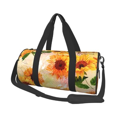 Універсальна дорожня сумка, стильна спортивна сумка з соняшниками для чоловіків та жінок, сумка-мішок, спортивна сумка