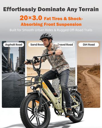 Дюймовий складаний електровелосипед для дорослих - подвійний акумулятор 36 В 20,8 Аг, 250 Вт 25 км/год, 7-швидкісний РК-дисплей, запас ходу 55-90 км, дискові гальма 180 мм, водонепроникність IPX переднє освітлення та задній багажник Yello, 20-