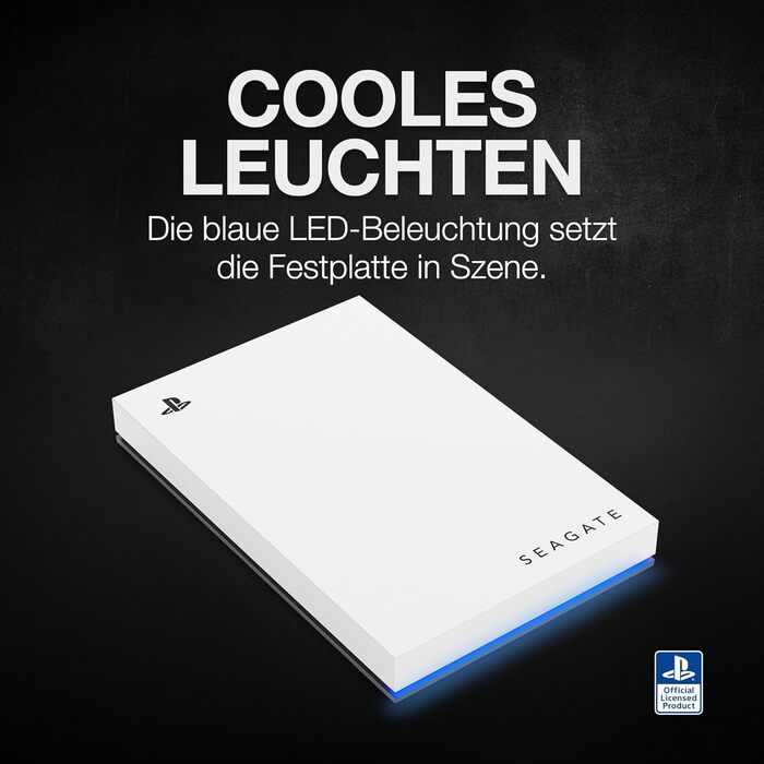 ТБ, портативний зовнішній жорсткий диск, 2,5 дюйма, USB 3.0, білий, світлодіодний, синій, Plug and Play, номер моделі STLV5000200, 4/PS5, 5