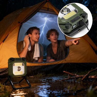 Ліхтарі для кемпінгу, туристичне спорядження з ручним акумулятором Портативний світлодіодний кемпінговий ліхтар Для походів, піших прогулянок, нічної роботи, читання, харчування, пригод на свіжому повітрі та кемпінгу