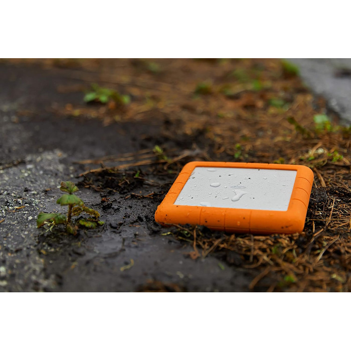 Зовнішній жорсткий диск LaCie Rugged Raid Shuttle 8 ТБ, портативний жорсткий диск - USB-C USB 3.0, стійкий до ударів пилу та вологи, для настільних комп'ютерів Mac/PC, ноутбуків, 1 місяць Adobe CC (STHT8000800) RAID Shuttle 8 ТБ