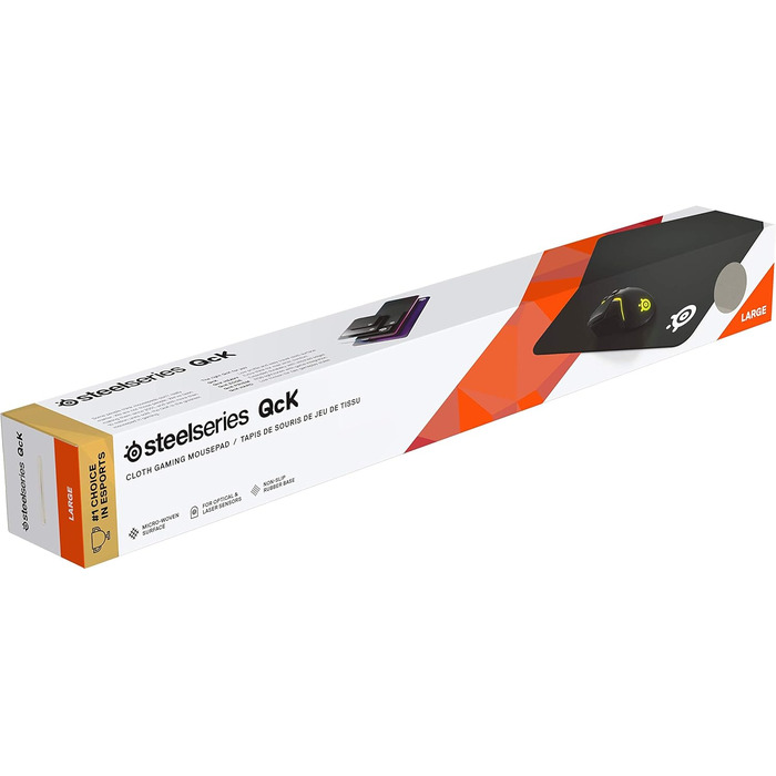 Ігровий килимок для миші - нековзна тканинна підкладка з гумовою основою - чорний (450 мм x 400 мм x 2 мм) Large Large Normal Blac