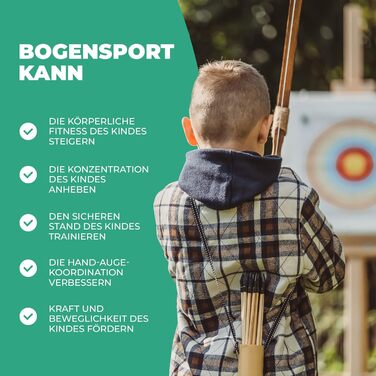 Набір лука та стріл для початківців – спортивний комплект з 15 стрілами, сагайдаком, сумкою та мішенями